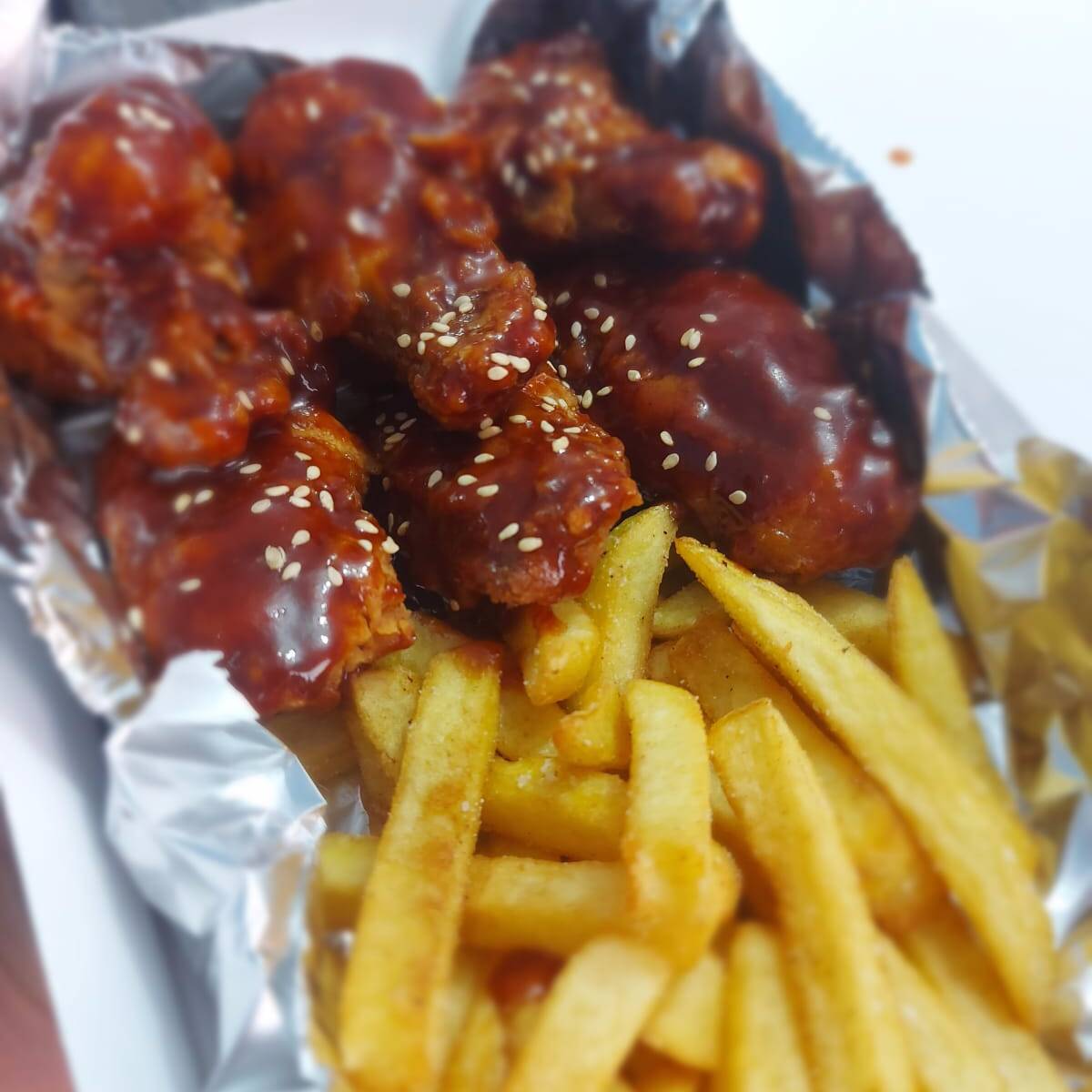 Alitas BBQ 6 uds