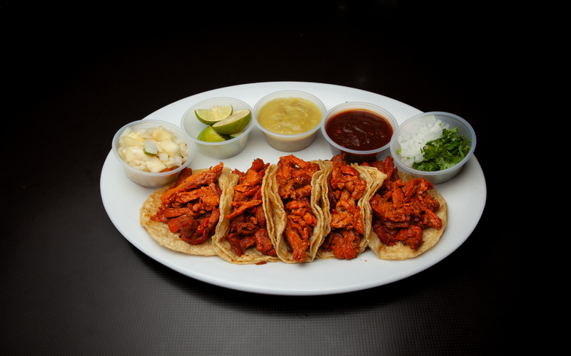 TACOS PASTOR X5 UNIDADES