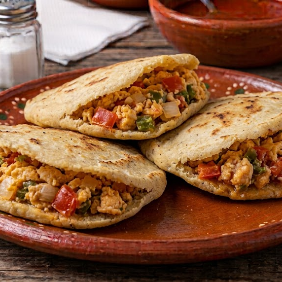 Gorditas Huevo a la Mexicana