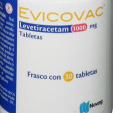 Evicovac (Levetiracetam) 1000 MgCajacon30 Tabletas