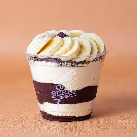 Copo de açaí 270 ml: escolha até 3 toppings. Nossos oaks são enviados montados - toppings não poderão ser enviados à parte. – foto ilustrativa