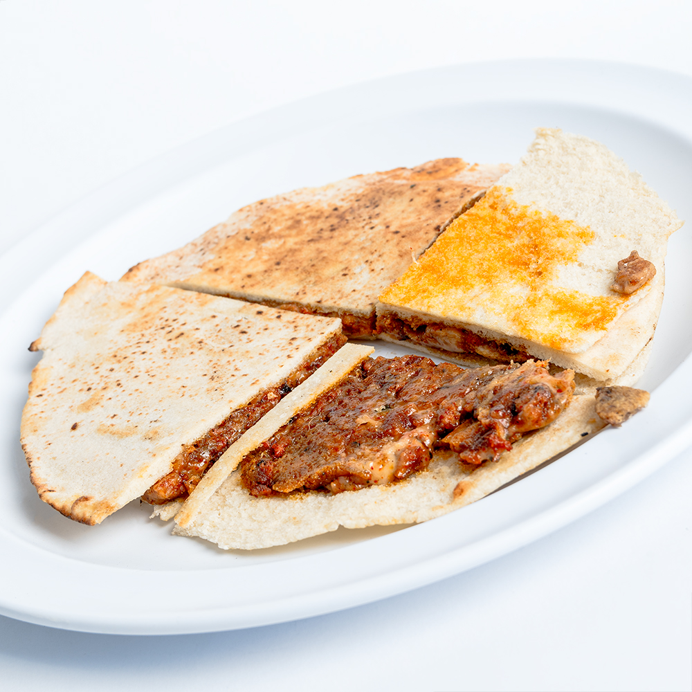 PAN ARABE CON CHORIZO (1)