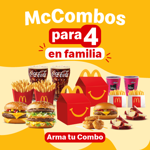 McCombos para 4 en Familia