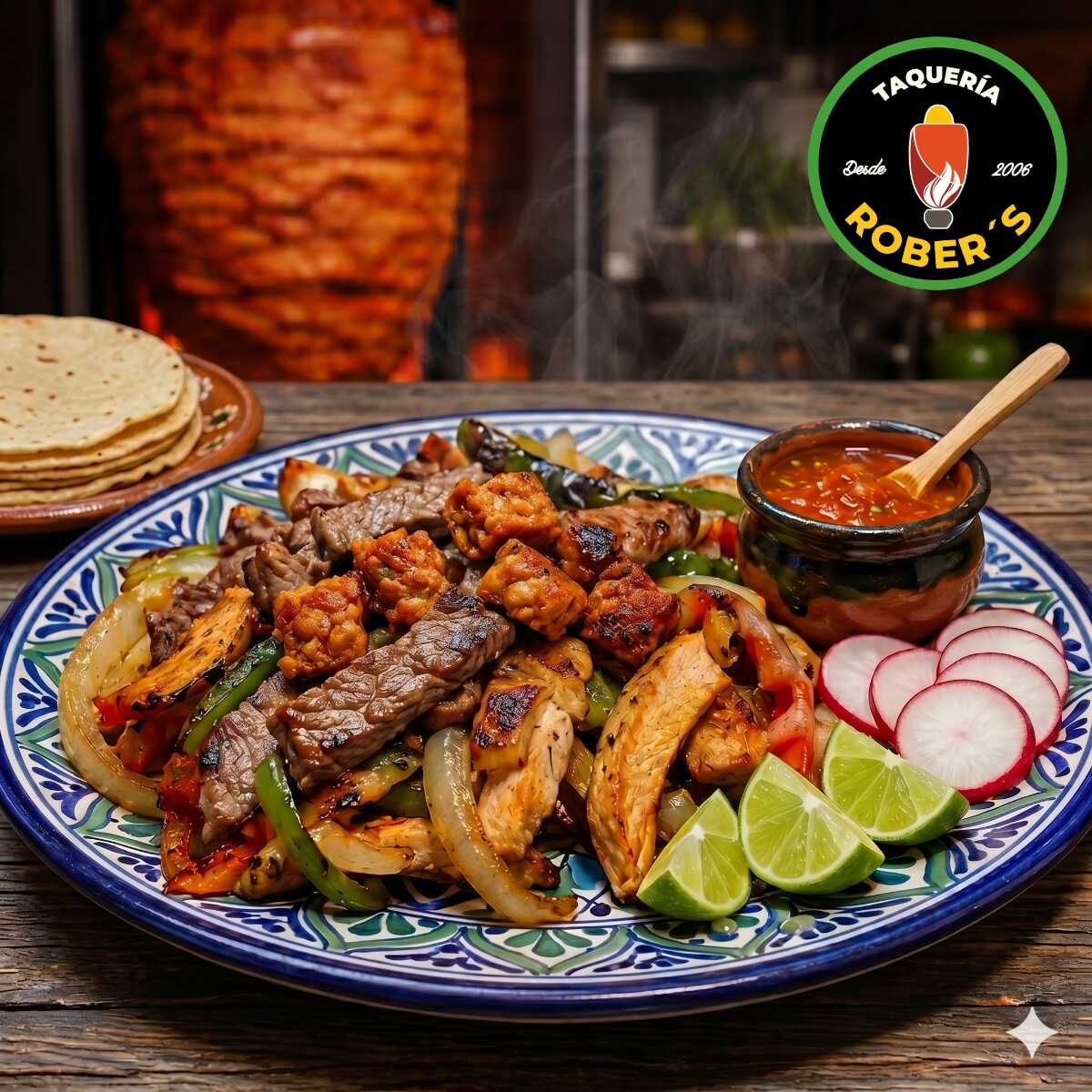 Bistec con Chorizo