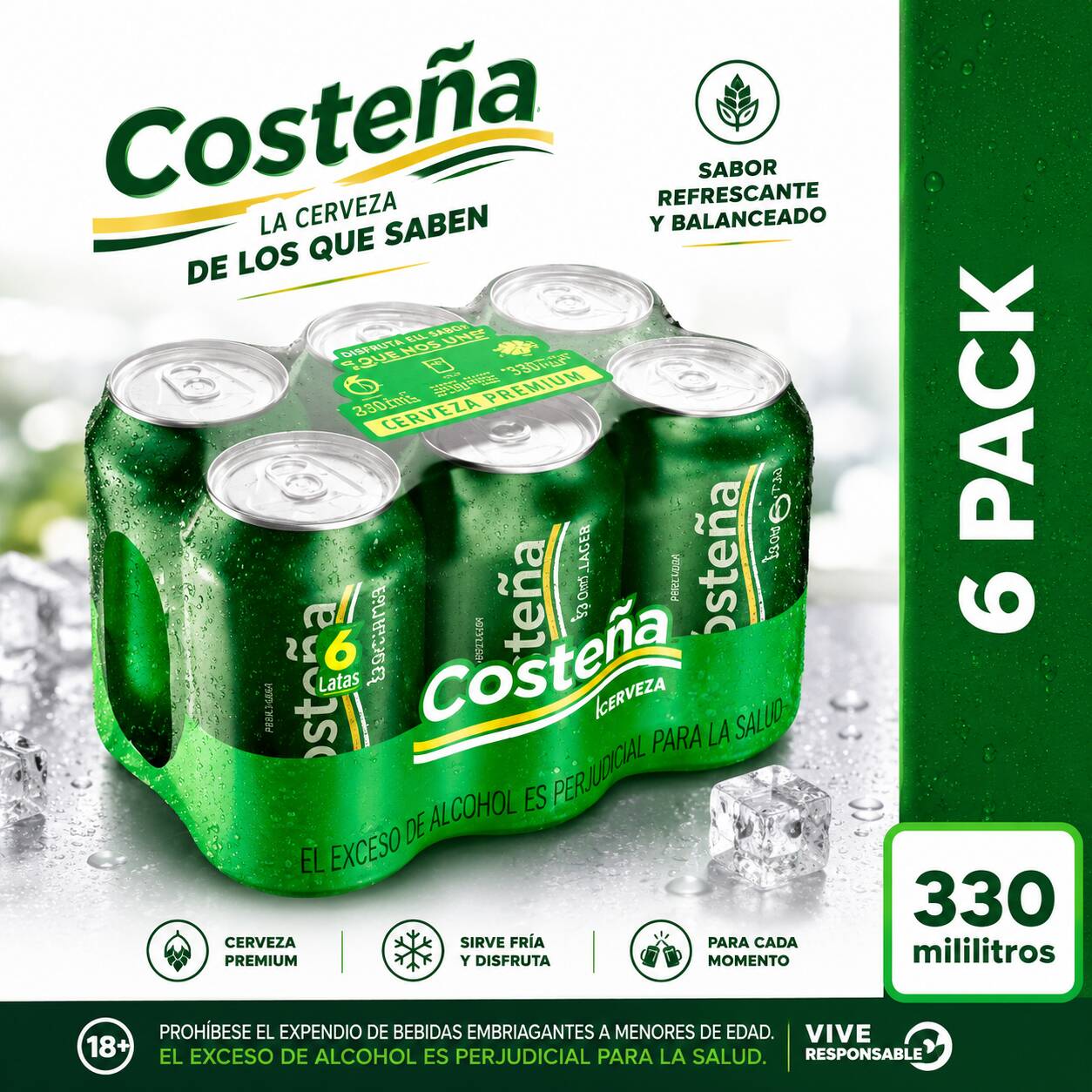 COSTEÑA BACANA Six Pack X 330 ML