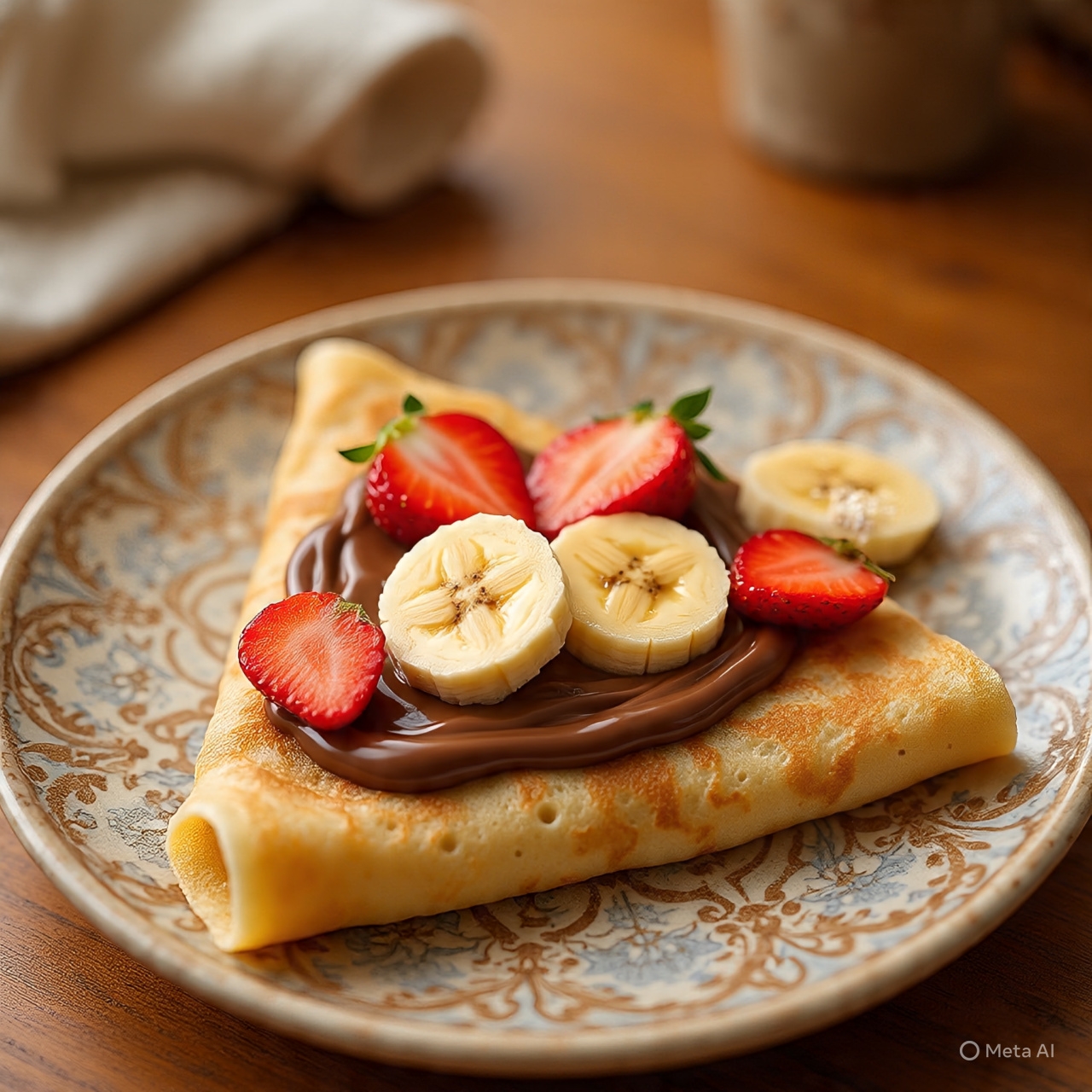 Nutella, Platano y Fresa