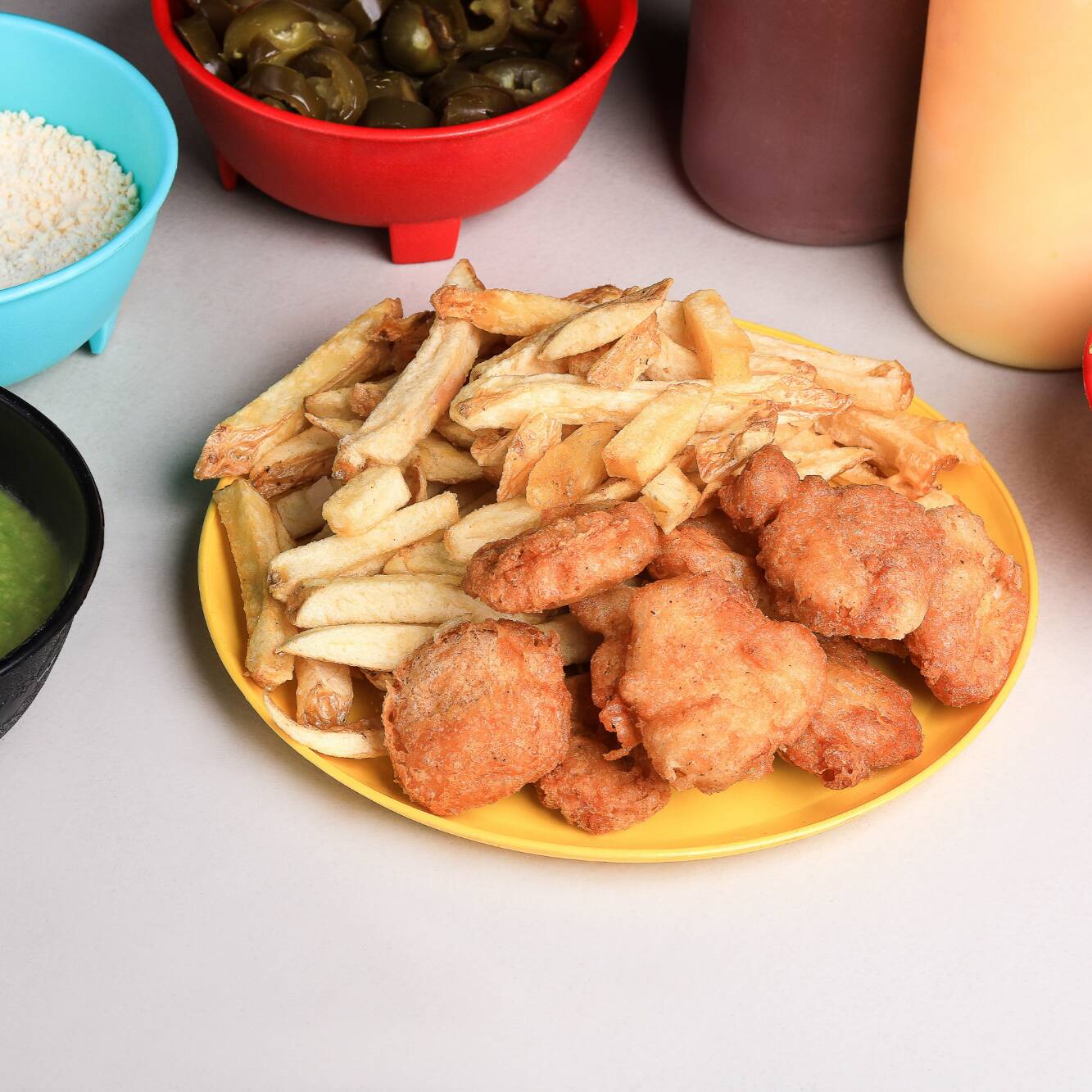 Orden de Papas con Nuggets