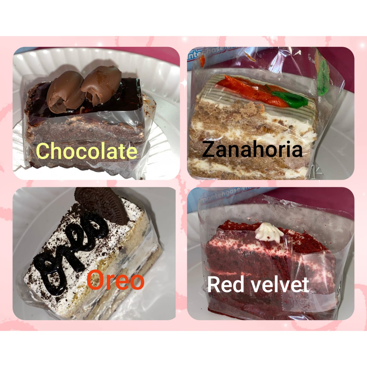 3 REBANADAS (Chesse Cake, Tres Leches y Chocoflan)