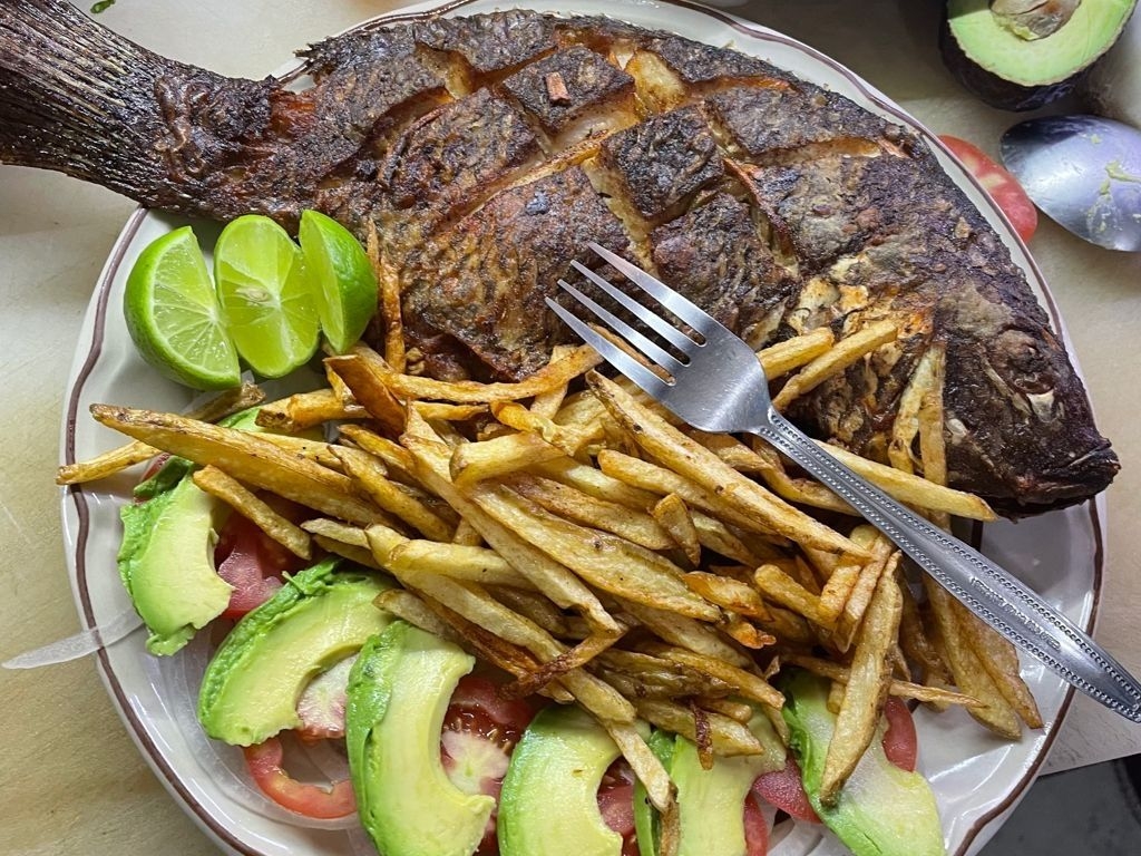Mojarra al Mojo de Ajo: