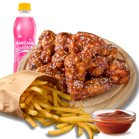 🔥combo 12 Trozos de Alitas 🍟 + Gaseosa 400ml🔥