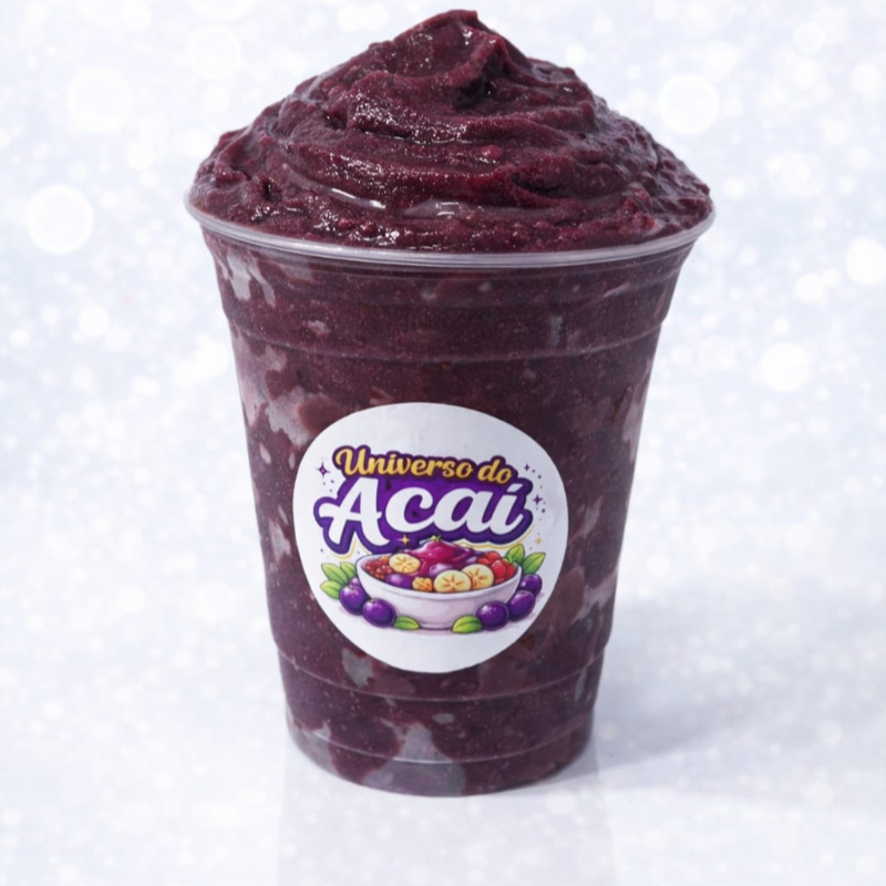 Açaí tradicional com a opção de 2 acompanhamento grátis