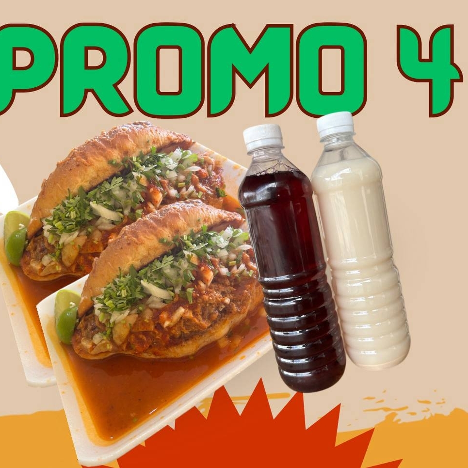 Combo Pareja: 2 Tortas + 2 Bebidas.