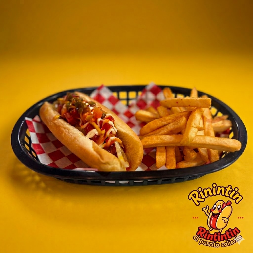 Hot Dog Clásico más Papas