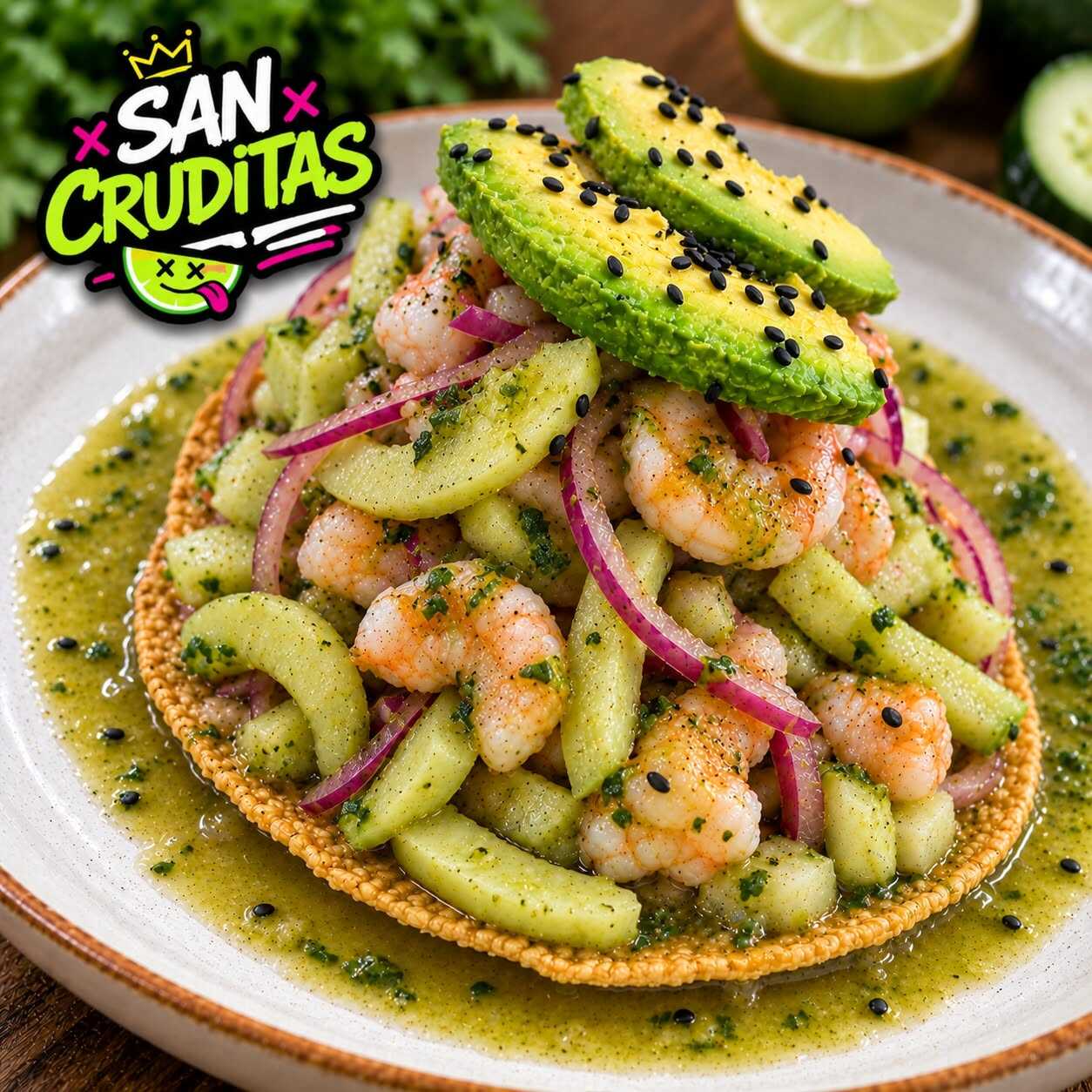 Tostadas - Aguachile Verde