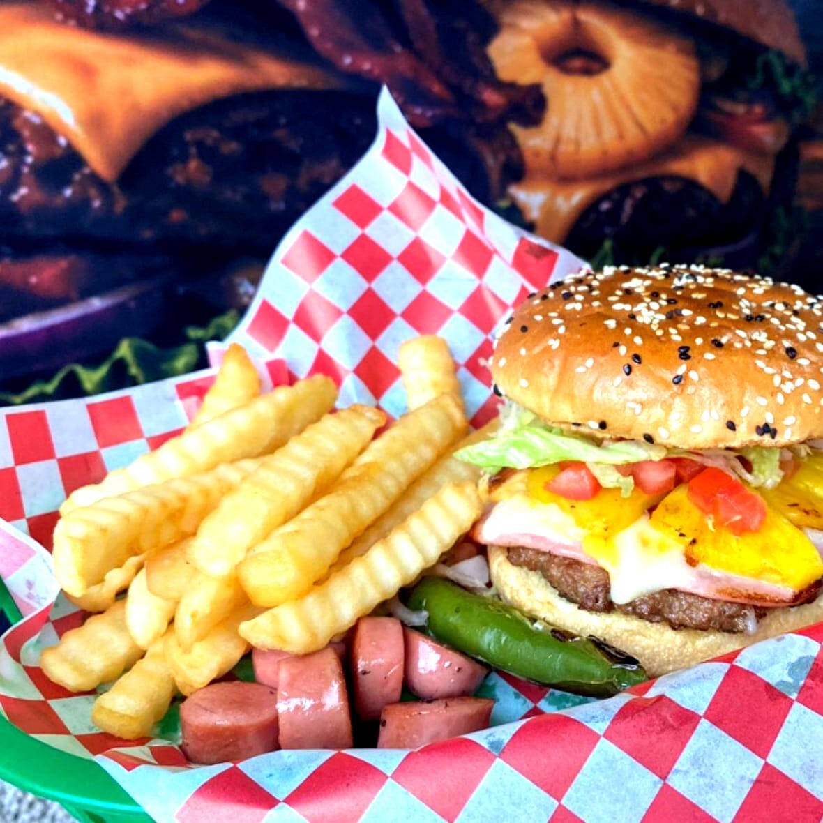 HAWAIANA + PAPAS + REFRESCO