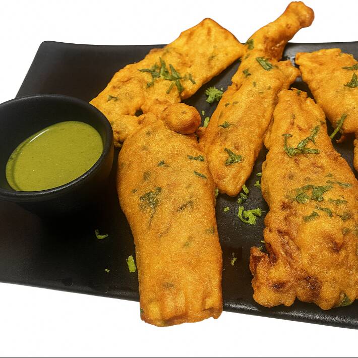 Beguni (Eggplant) Pakora (Vegano)