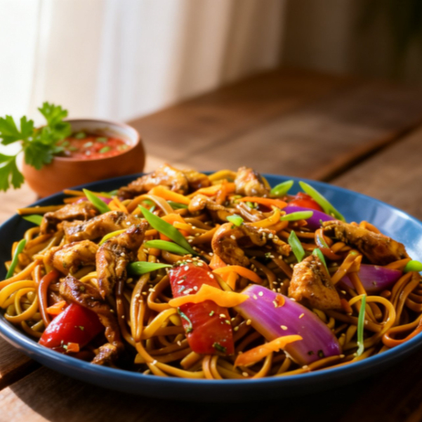 Tallarín Saltado de Lomo