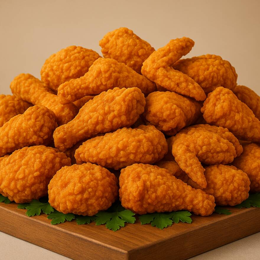 20 Piezas de Pollo Frito Variada