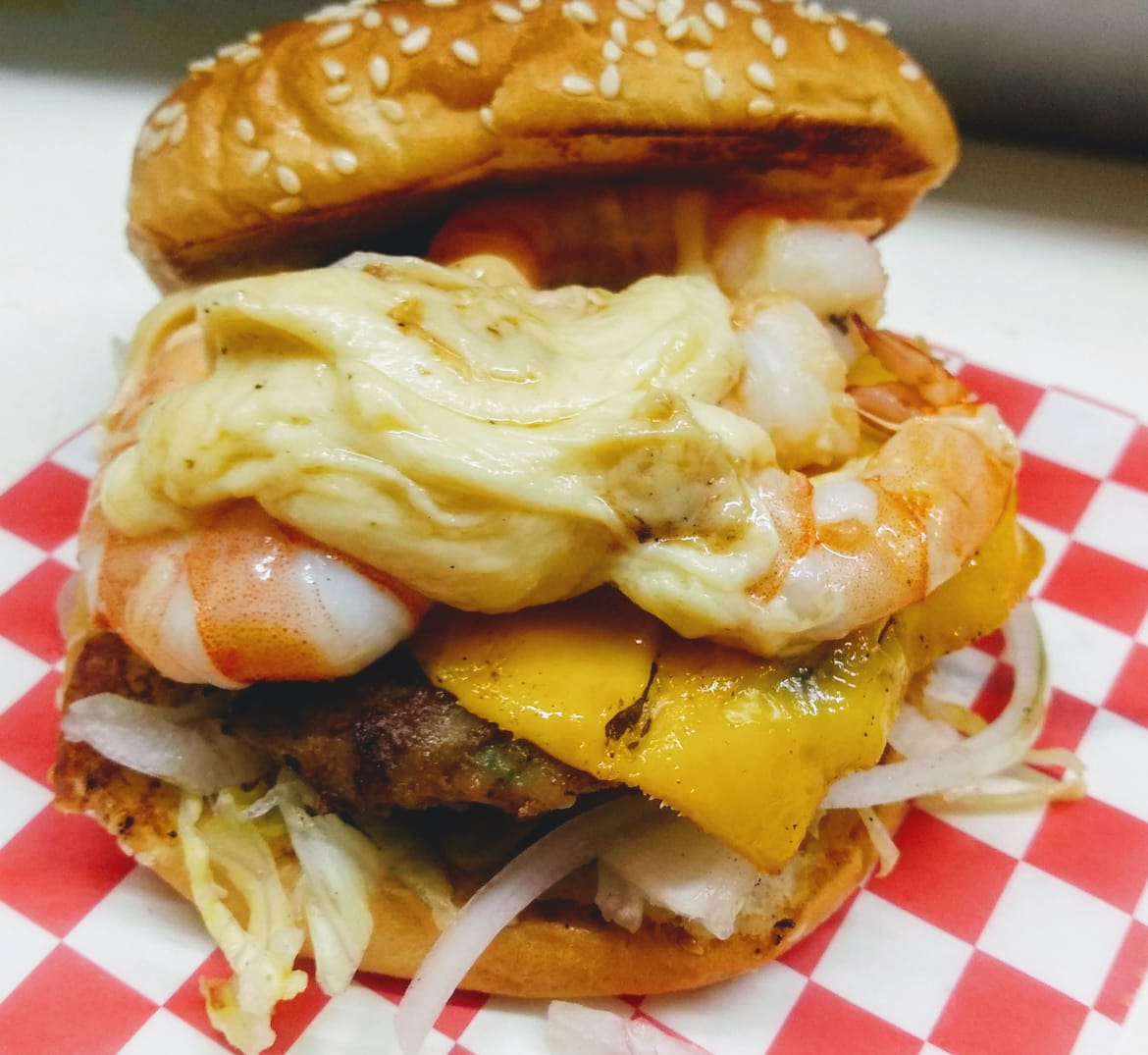 Hamburguesa Mar y Tierra