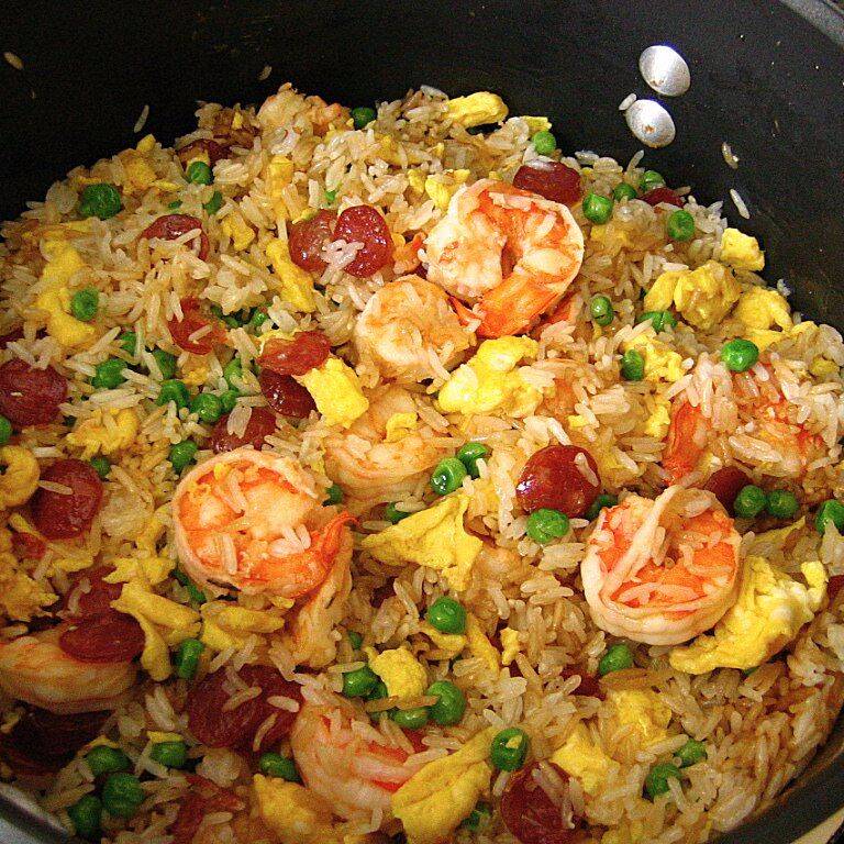 18.Arroz Frito con Camarón y Chorizo chino