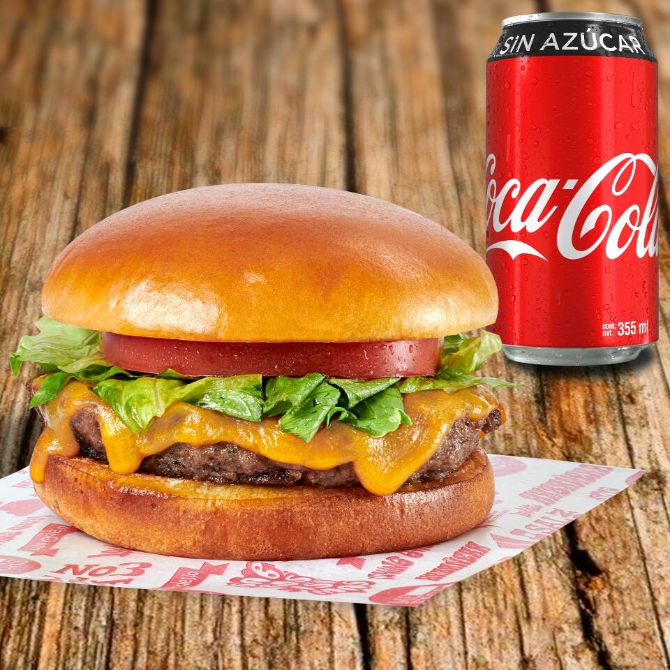 Hamburguesa Millonaria más Refresco