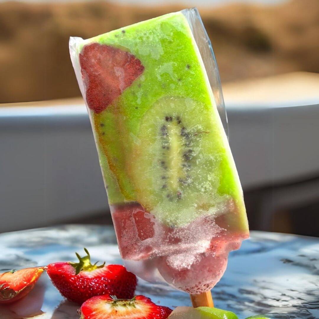 Paleta de Fresa Kiwi