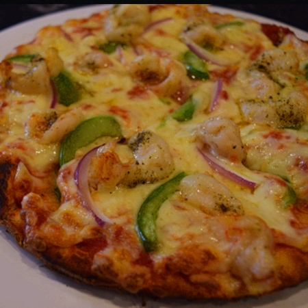 PIZZA GRANDE DE CAMARONES