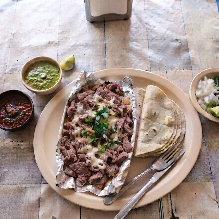 Papa Rellena de Arrachera