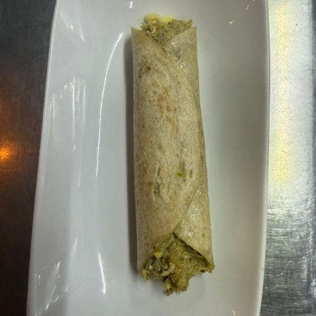 burrita de machaca de mantarraya