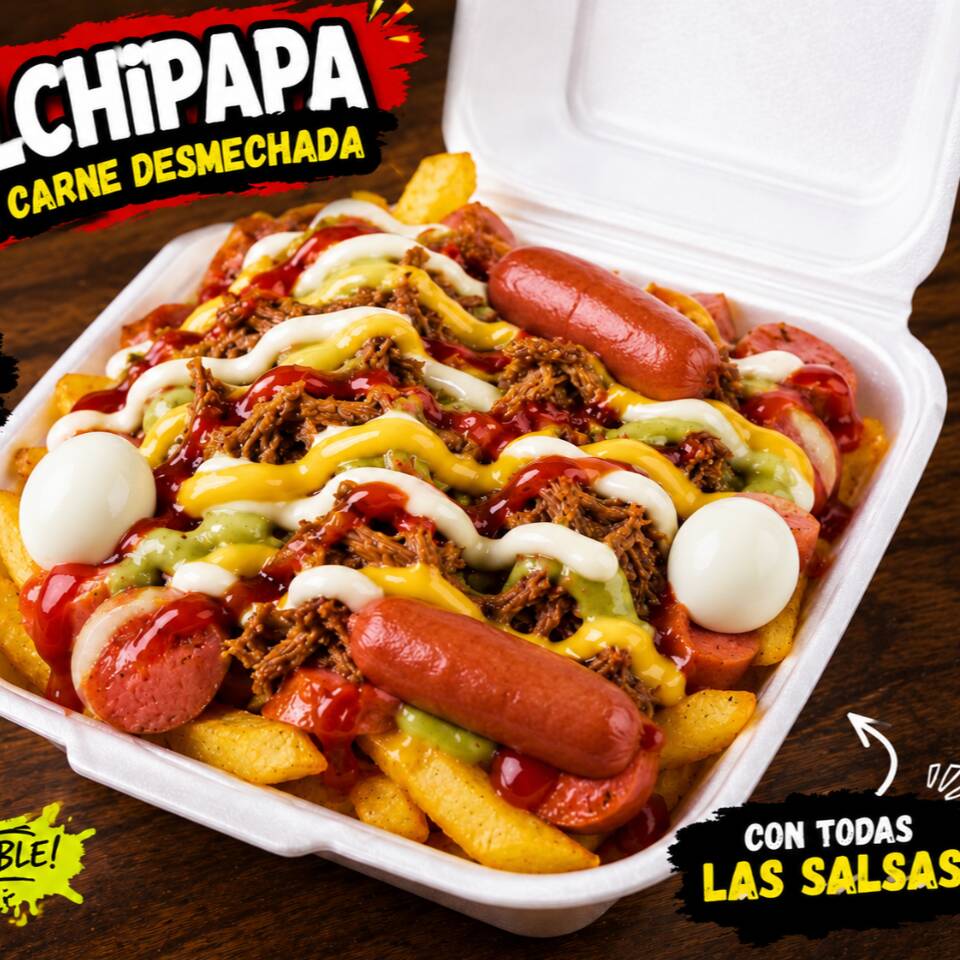SALCHIPAPAS DESMECHADAS