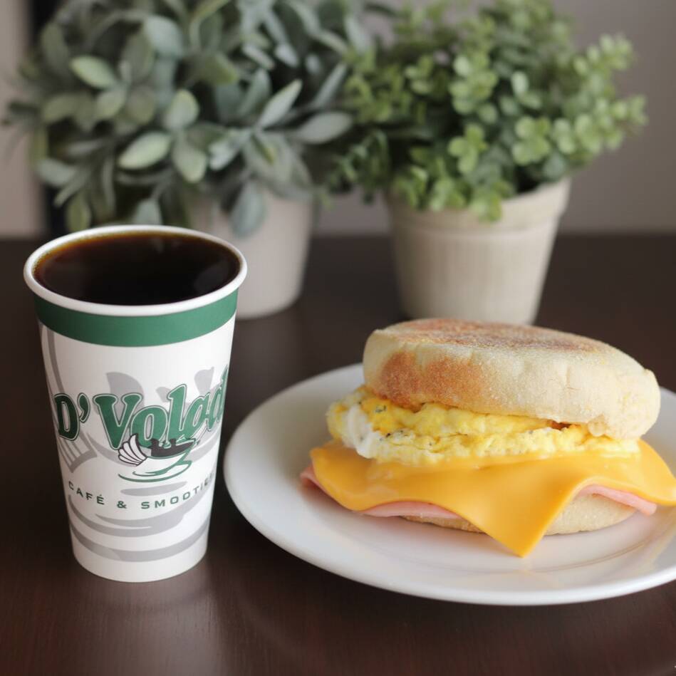 English Muffin & Café Americano