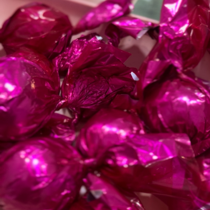 Duas mine trunfas de chocolate Branco com Nutella um sabor incompáravel