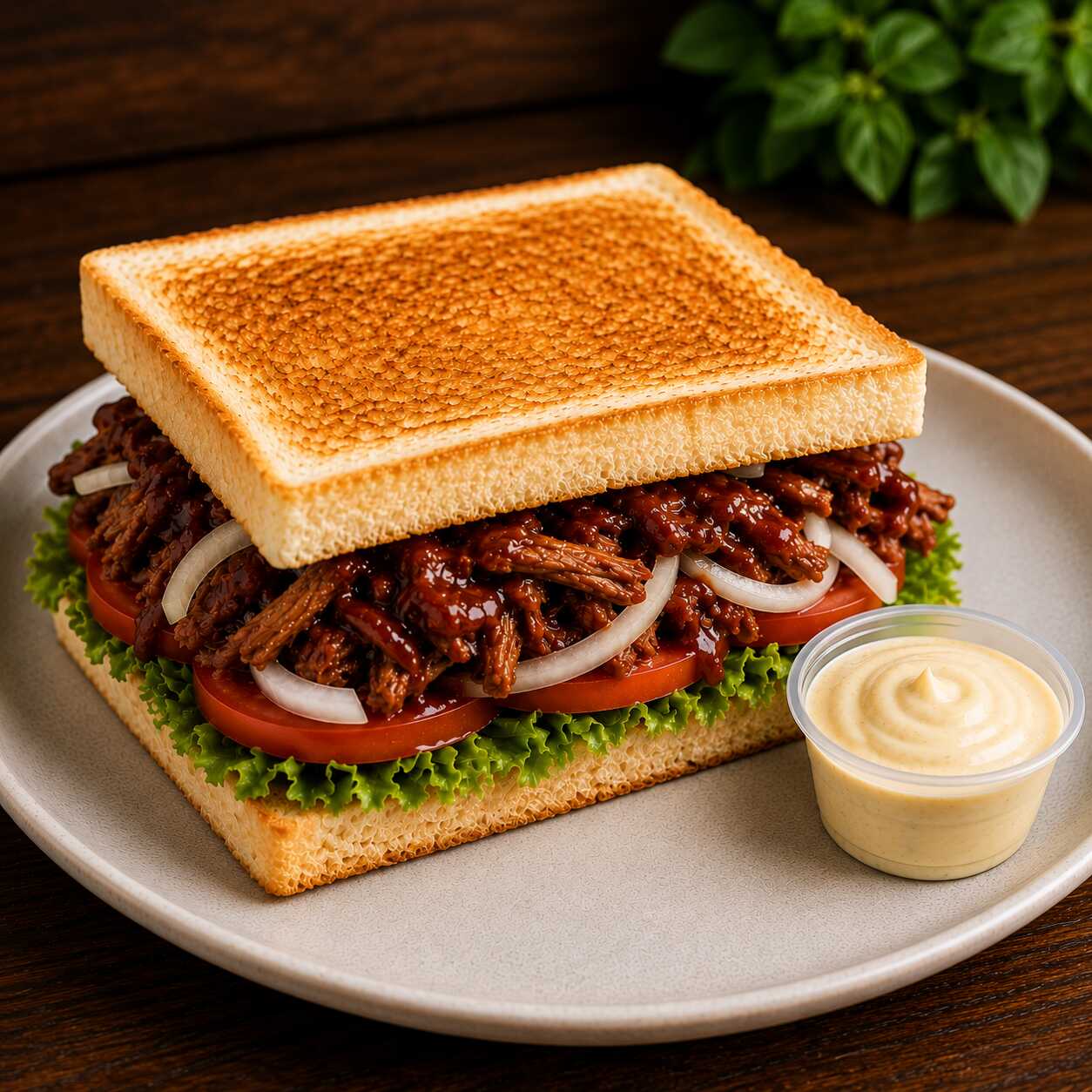 Sánduche de Bondiola BBQ 🥪