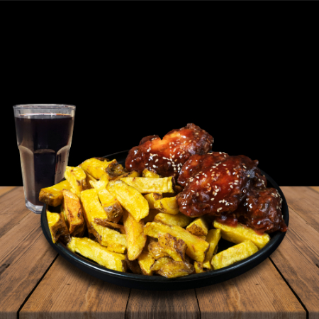 COMBO ALITAS A LA BBQ