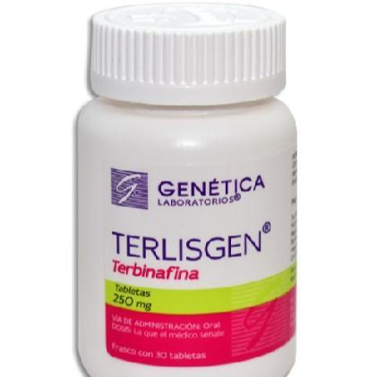 Terlisgen (Terbinafina) 250 Mg Frasco con 30 Table