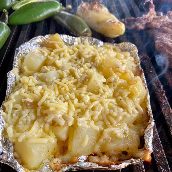1 PAPA ASADA + 1 AGUA FRESCA