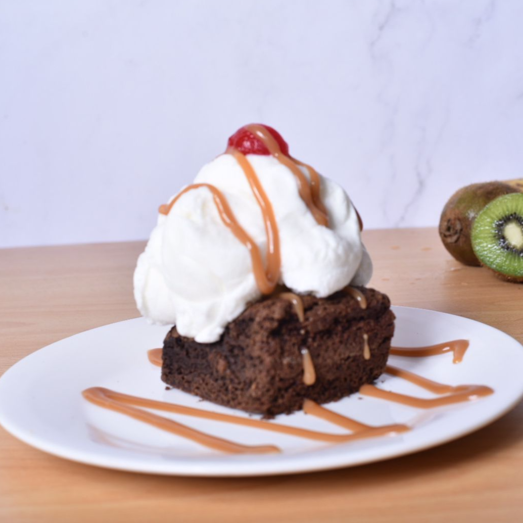 Brownie con Helado