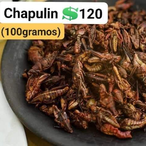 Chapulín con Ajo 100gr