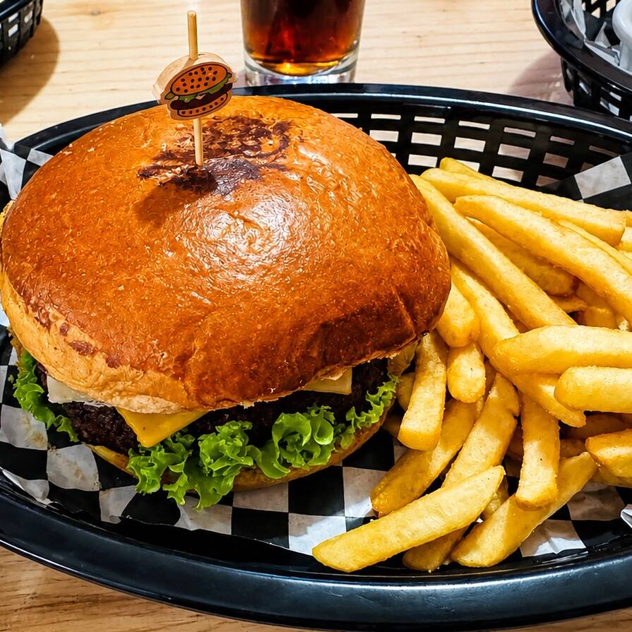 Hamburguesa 3 Quesos