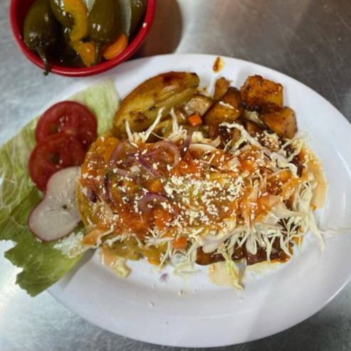 ORDEN MIXTA DE 3 ENCHILADAS Y 3 DORADITOS