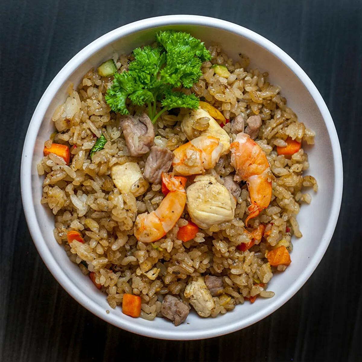Yakimeshi de Vegetales