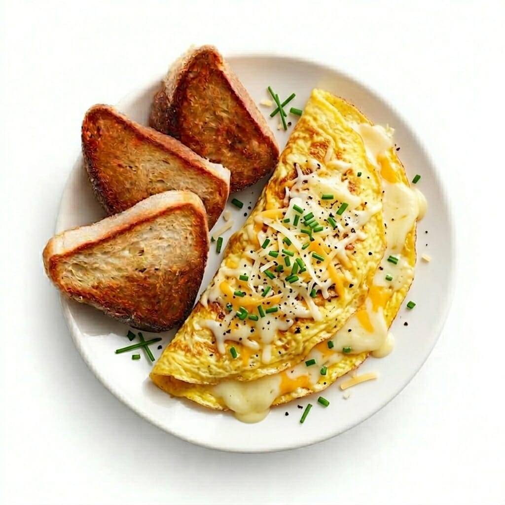 Omelette de Tres Quesos