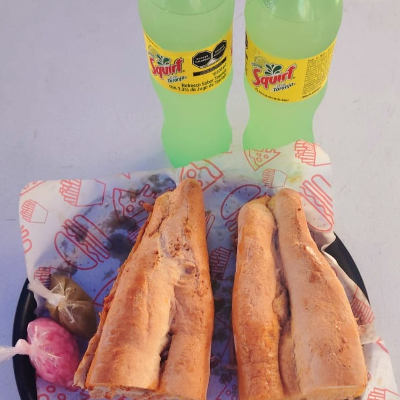 2 Tortas y 2 Refrescos