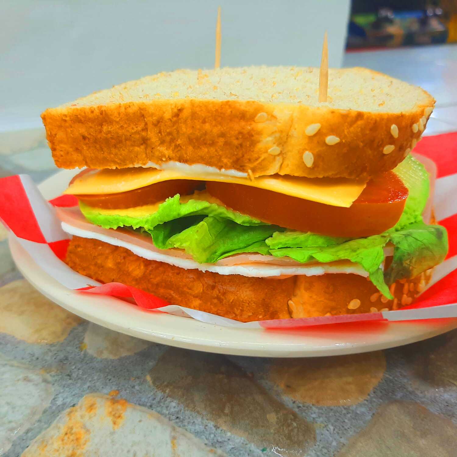 Sándwich de Queso Amarillo