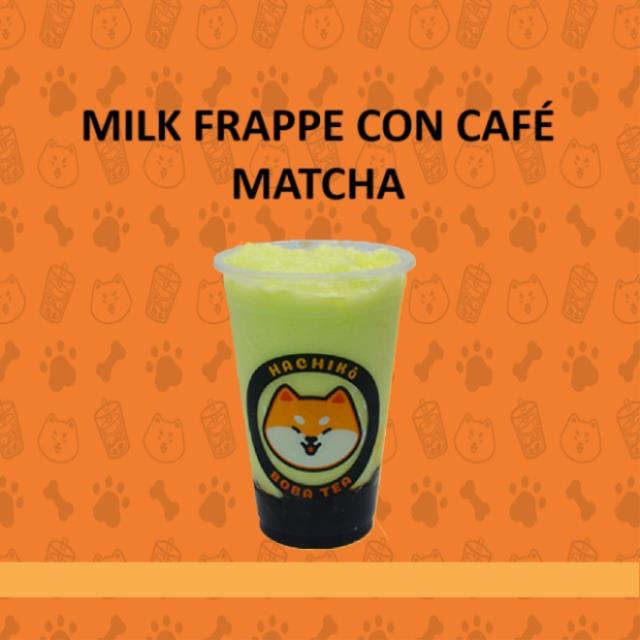 MILK FRAPPE CON CAFÉ MATCHA