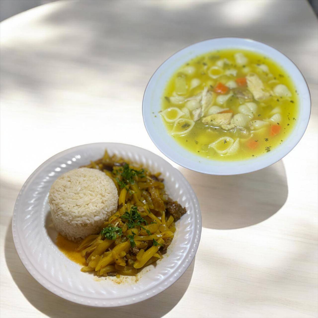 Olluquito con Carne & Sopa