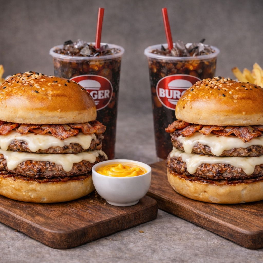 2x1 en Doble Carne+papas+gaseosa🤯