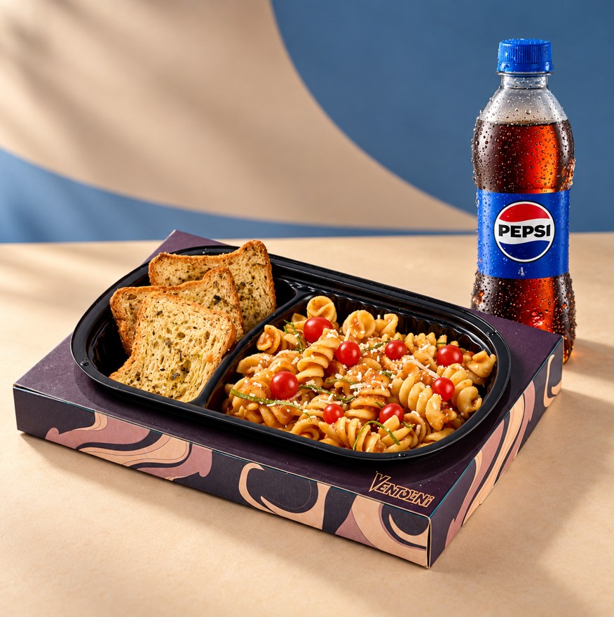 Pasta Napolitana + Bebida