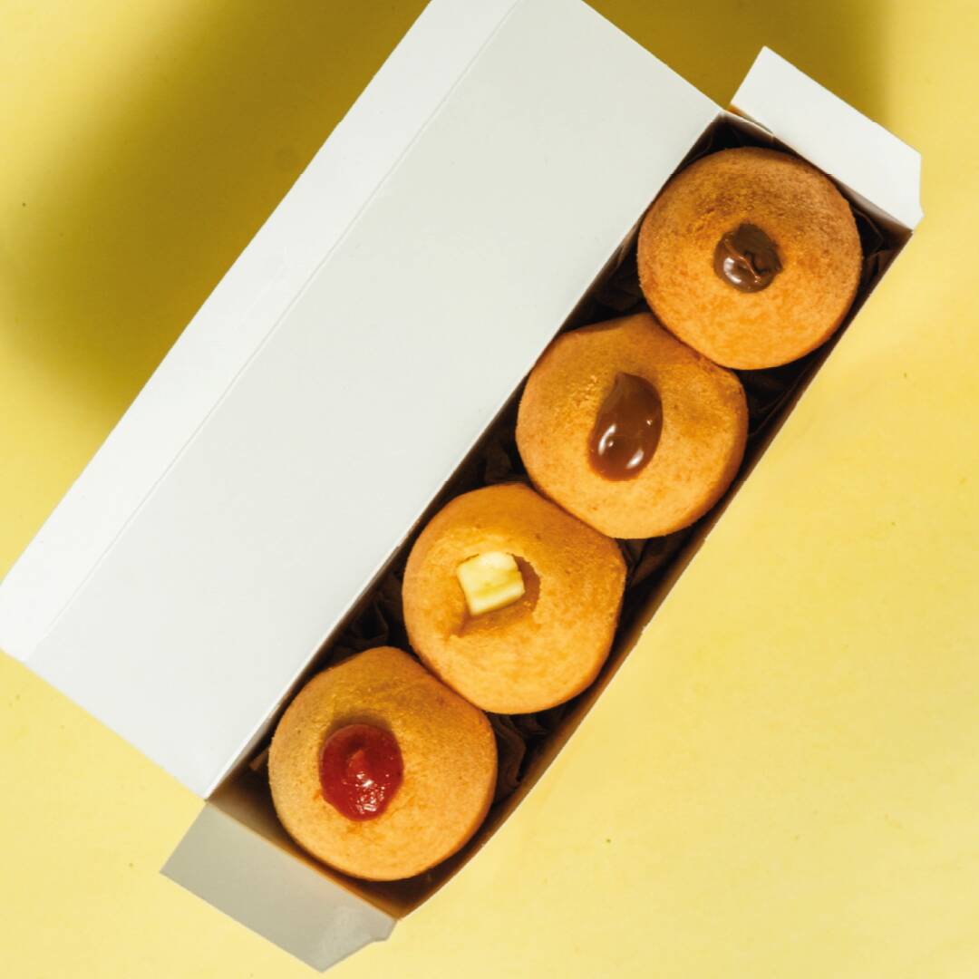 Caja X 4 Buñuelos Rellenos