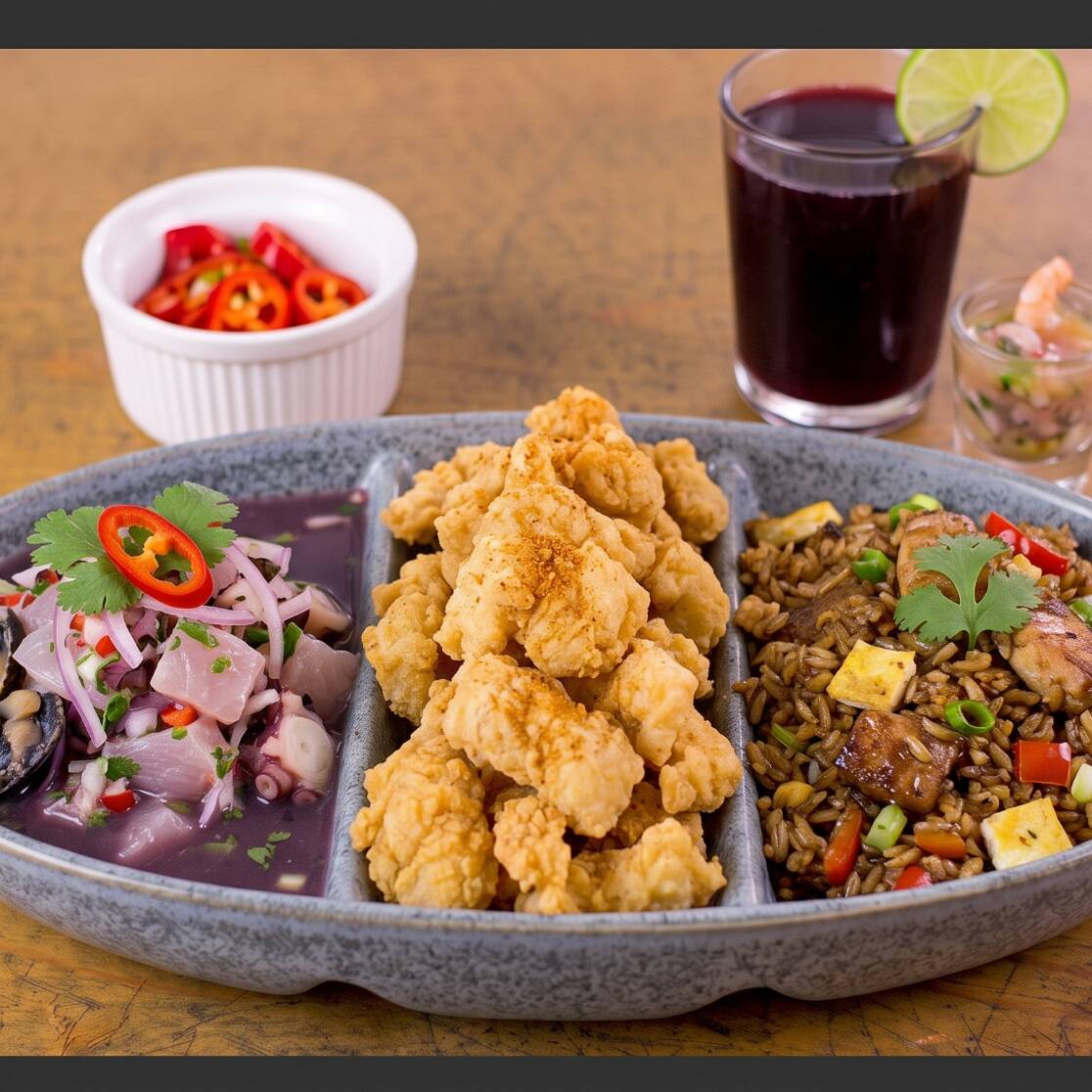 Trio + Bebida 500ml + Gratis 1 Chupecito